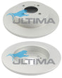 Brake Disc Rotor Rear Fits Hyundai Accent 7/2011-On, Kia Rio 9/2011-On AAP2477 - Ultima
