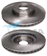 Brake Disc Rotor (F) Fits Honda Integra Type R 02- Brembo (300mm) 47.8mm High, CRV RD7 AAP2500 - Ultima