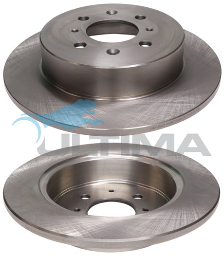 Brake Disc Rotor Rear Fits HONDA CIVIC10/2002 TO 1/2006 260mm OD AAP2502 - Ultima