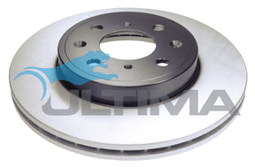 Front Brake Disc Rotor Fits Honda Jazz GK, City GM with 61mm Centre Bore AAP2507 - Ultima