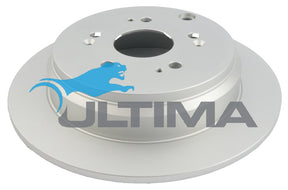 Rear Brake Disc Rotor Fits Honda CRV RD7, RE4 Geomat Coat AAP2543 - Ultima