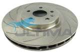 Brake Disc Rotor Front LH Fits HOLDEN COMMODORE VE VF SS CAMARO SS 10-15. 355 x 32 SLOTTED AAP2604SL - Ultima