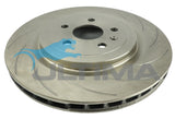 Front Slotted Brake Disc Rotor Fits HOLDEN COMMODORE SS VE VF, CHEVY CAMARO SS 2010-2015 - AAP2605SR - Ultima