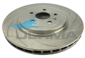 Front Slotted Brake Disc Rotor Fits HOLDEN COMMODORE SS VE VF, CHEVY CAMARO SS 2010-2015 - AAP2605SR - Ultima