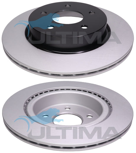 Brake Disc Rotor Rear Fits Nissan X-Trail T32, Leaf ZE1; Renault Koleos HZG AAP2621 - Ultima