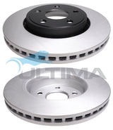 Brake Disc Rotor Front Fits Jeep Cherokee WH WK 11-ON 330mm OD AAP2634 - Ultima