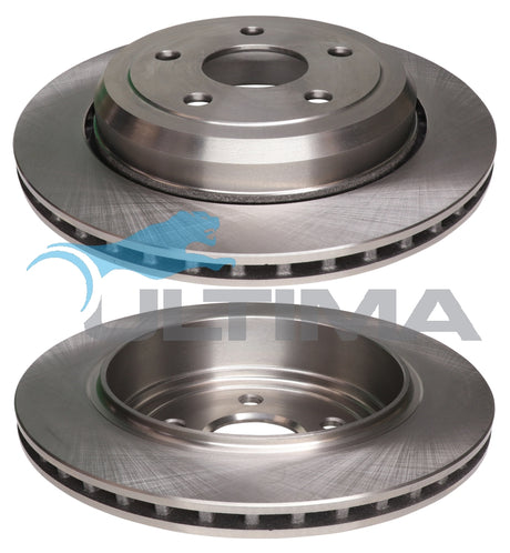 Brake Disc Rotor Rear Fits Jeep Grand Cherokee WH WK 330mm OD Vented AAP2637 - Ultima