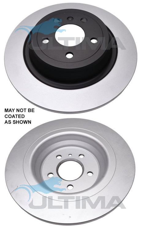 Brake Disc Rotor Rear Fits Mercedes W166, ML250/350/GLE 250/350 325mm OD Rotor. GEOMET Coated AAP2649 - Ultima