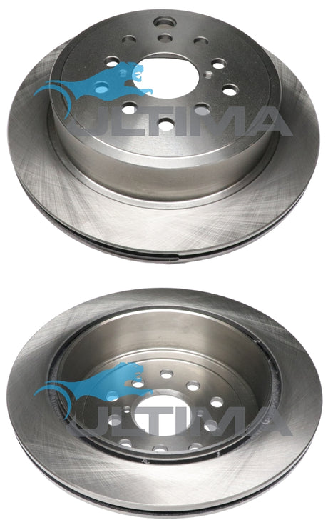 Brake Disc Rotor Rear Fits Subaru Liberty BM BR 09-ON, Outback 09-ON Rear-Dual PCD's BRZ & Toyota 86 AAP2663-10 - Ultima