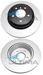 Brake Disc Rotor Rear Fits BMW 5 Series F10, F11 AAP2673 - Ultima