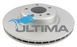 Brake Disc Rotor Rear Fits BMW 1, 2, 3, 4 Series Performance Upgrade AAP2677 - Ultima