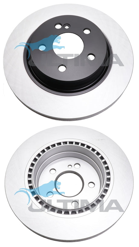 Brake Disc Rotor Rear Fits Mercedes C & E Class C204, W204, A207, C207 AAP2683 - Ultima