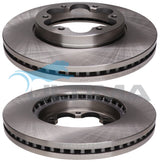 Brake Disc Rotor (Front) Fits Hiace-KDH20, TRH20, Commuter Bus-KDH223, TRH223 AAP2732 - Ultima