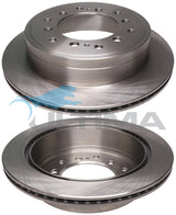 Brake Disc Rotor (R) Fits Prado 150 Series 11/09 On AAP2737 - Ultima