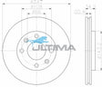 Brake Disc Rotor Front Fits Peugeot 205, 206, 306 AAP273 - Ultima