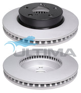 Brake Disc Rotor (Front) Fits Hilux TGN 2WD 275mm Rotor 08- AAP2740 - Ultima