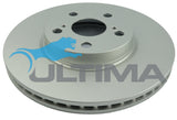 Brake Disc Rotor (Front) Fits Toyota Corolla ZRE172R/172 12/2013 On Geomat Coated AAP2783 - Ultima