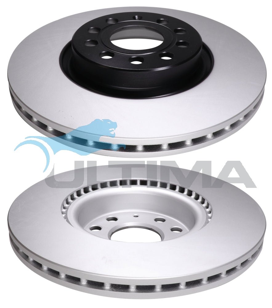 Brake Disc Rotor (Front) Fits VW Various incl. Golf MK5,6 GTI Turbo 2L 03-09 Geomet Coated AAP2806 - Ultima