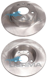 Rear Brake Disc Rotor Fits Audi TT 2.0L 8J 286mm OD 1KZ, 1KJ 2EE & 2ED AAP2829 - Ultima