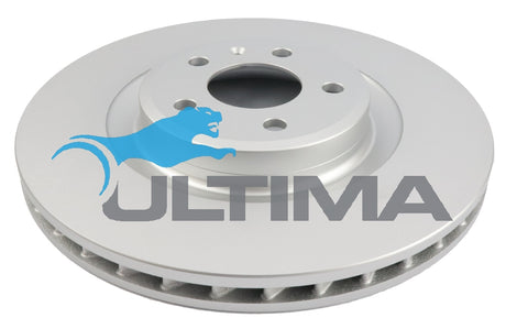 Front Brake Disc Rotor Fits Audi A4-B8. Q5-8R. On Geomat Coated AAP2832 - Ultima