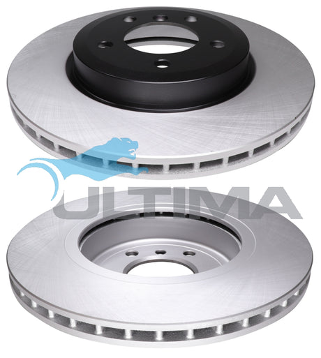 Front Brake Disc Rotor Fits BMW 3 Series E46 Geomet AAP2855 - Ultima