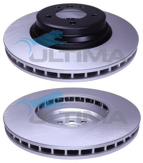 Front Brake Disc Rotor Fits BMW E90/E91/E92/E93 3.0L 348mm OD AAP2858 - Ultima