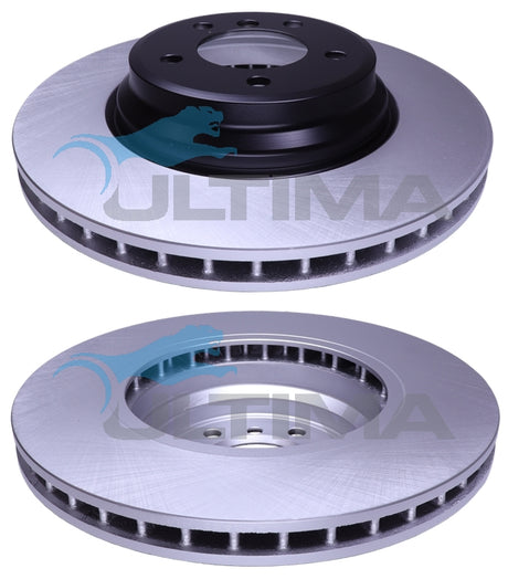 Front Brake Disc Rotor Fits BMW E90/E91/E92/E93 3.0L 348mm OD AAP2858 - Ultima