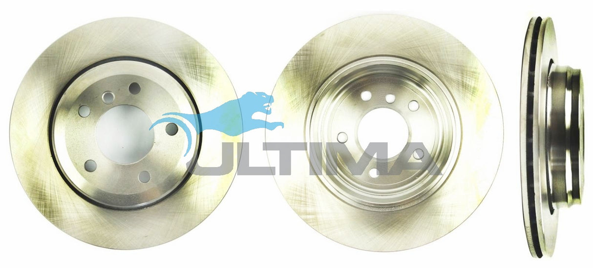 Rear Brake Disc Rotor Fits BMW 520, 523, 525 2.5, 3.0L E60, E61 2004 on AAP2869 - Ultima