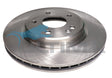 Front Brake Disc Rotor Fits Mercedes-Benz E Class W210, S210 Single Hole AAP286B - Ultima
