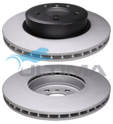 Front Brake Disc Rotor Fits BMW X3 E83 2004 - 2/2007 Geomet Coated AAP2876 - Ultima