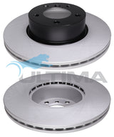 Brake Disc Rotor (Front) Fits BMW X1 9/12-9/15 3s 2006on, 1s 2012 on, s220, s440 Geomet Coated AAP2886 - Ultima