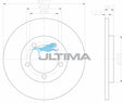 Front Brake Disc Rotor Fits Feroza F300, F310 10/88 on (Solid) AAP292 - Ultima