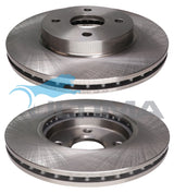 Brake Disc Rotor (Front) Fits Mazda2 DY DY5W-DY3W AAP2958 - Ultima