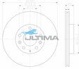 Front Brake Disc Rotor Fits Mazda MX-5 NC 2005-2014 AAP2959 - Ultima