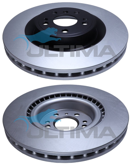 Front Disc Rotor Fits Mercedes W166 ML/GLE 350mm Std Smooth AAP3030 - Ultima