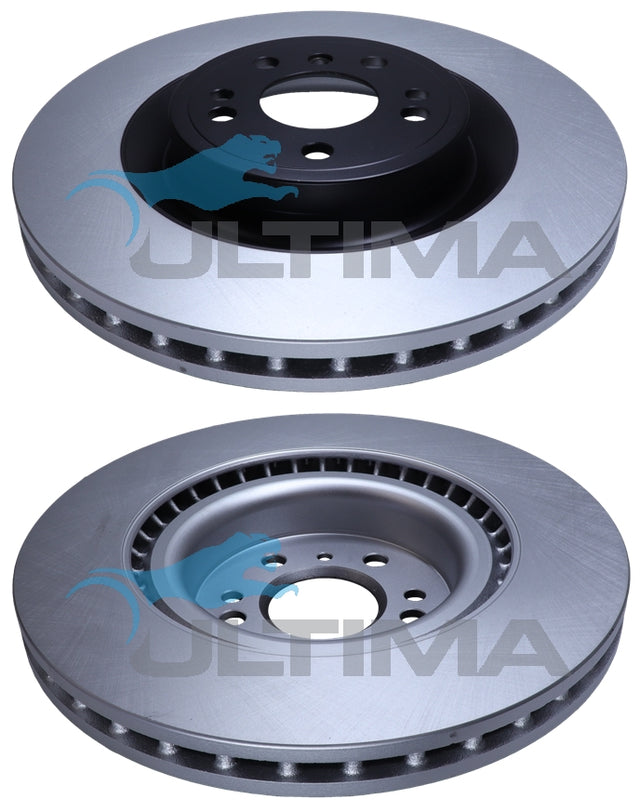 Front Disc Rotor Fits Mercedes W166 ML/GLE 350mm Std Smooth AAP3030 - Ultima