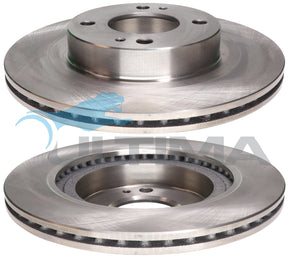 Front Disc Rotor Fits Mitsubishi Mirage LA Sedan 251mm AAP3034 - Ultima