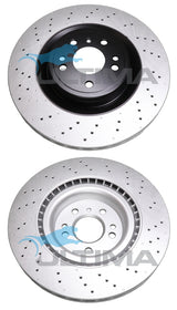 Front X-Drilled Rotor Fits Mercedes W166 ML/GLE 350mm AAP3114X - Ultima