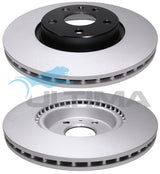 Brake Disc Rotor Fits MG GS 1/2017 ON - MG HS 10/19 to 2024 AAP3222 - Ultima
