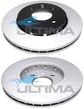 Front Brake Disc Rotor Fits MG MG3 2011 ON AAP3224 - Ultima
