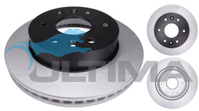 Front Brake Disc Rotor Fits LDV D90, T60 300mm Dia GEOMET +BLK HAT AAP3240 - Ultima