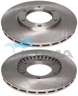 Front Brake Disc Rotor Fits Maverick Y60, Patrol 160 Y60 AAP329 - Ultima