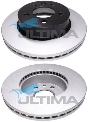Brake Disc Rotor Front Fits VW Crafter 303mm OE MY19 On AAP3730 - Ultima