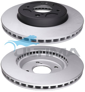 Brake Disc Rotor Front Fits Suzuki Baleno EW - Swift AZ Turbo AAP3752 - Ultima