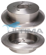 Brake Disc Rotor (R) Fits Trajet, Santa Fe GL, GLS 2.7L V6 3/00 On AAP465 - Ultima