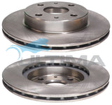 Brake Disc Rotor Front Fits Sirion M100, M101, YRV AAP495 - Ultima