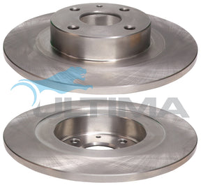 Brake Disc Rotor Rear Fits Laser KQ 1.8L, 323 BJ 1.8 AAP539 - Ultima