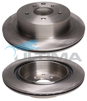 Brake Disc Rotor (R) Fits X-Trail T30, T31, T32 62mm Height AAP574 - Ultima