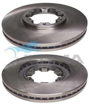 Brake Disc Rotor Front Fits Navara D22 ST-R, STD, Pathfinder R50 11/98 - 10/02 AAP629 - Ultima