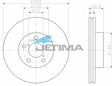 Brake Disc Rotor Front Fits Impreza 4x4, Liberty 2.0L 14" Wheel AAP642 - Ultima